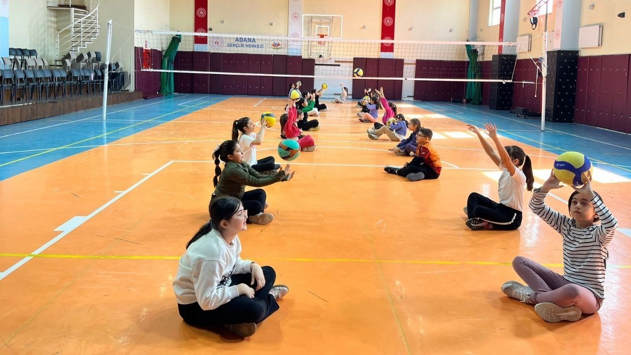 Adana’da Spora İlk Adım projesiyle çocuklar sporla buluştu