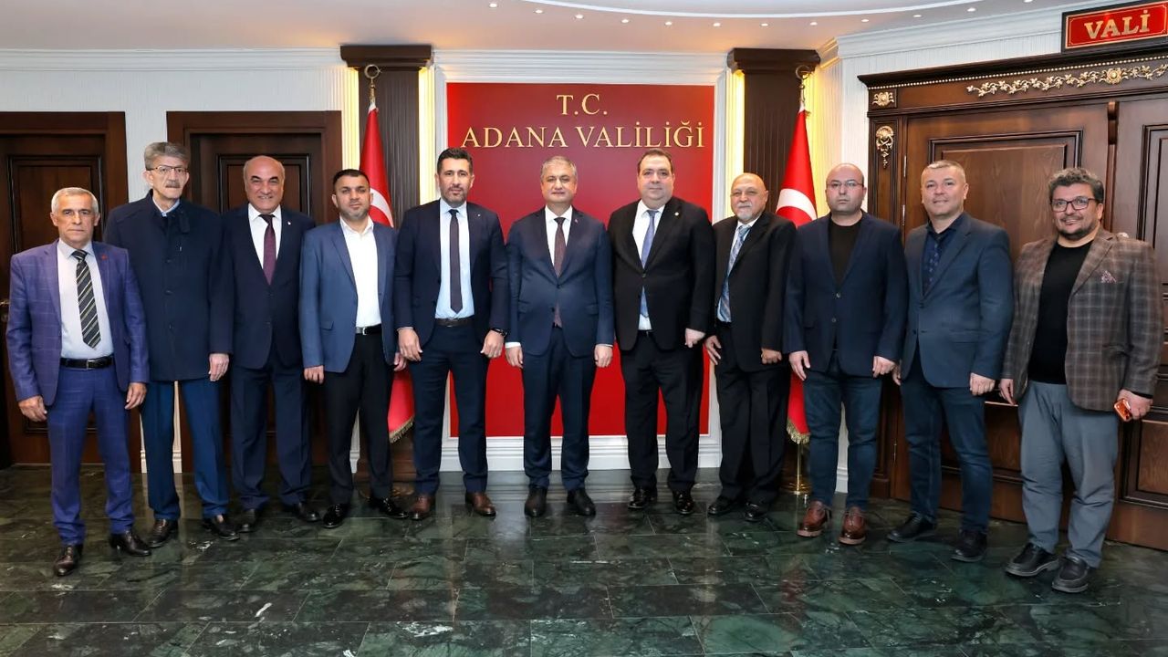 ASKF’den Adana Valisi Mustafa Yavuz’a Ziyaret