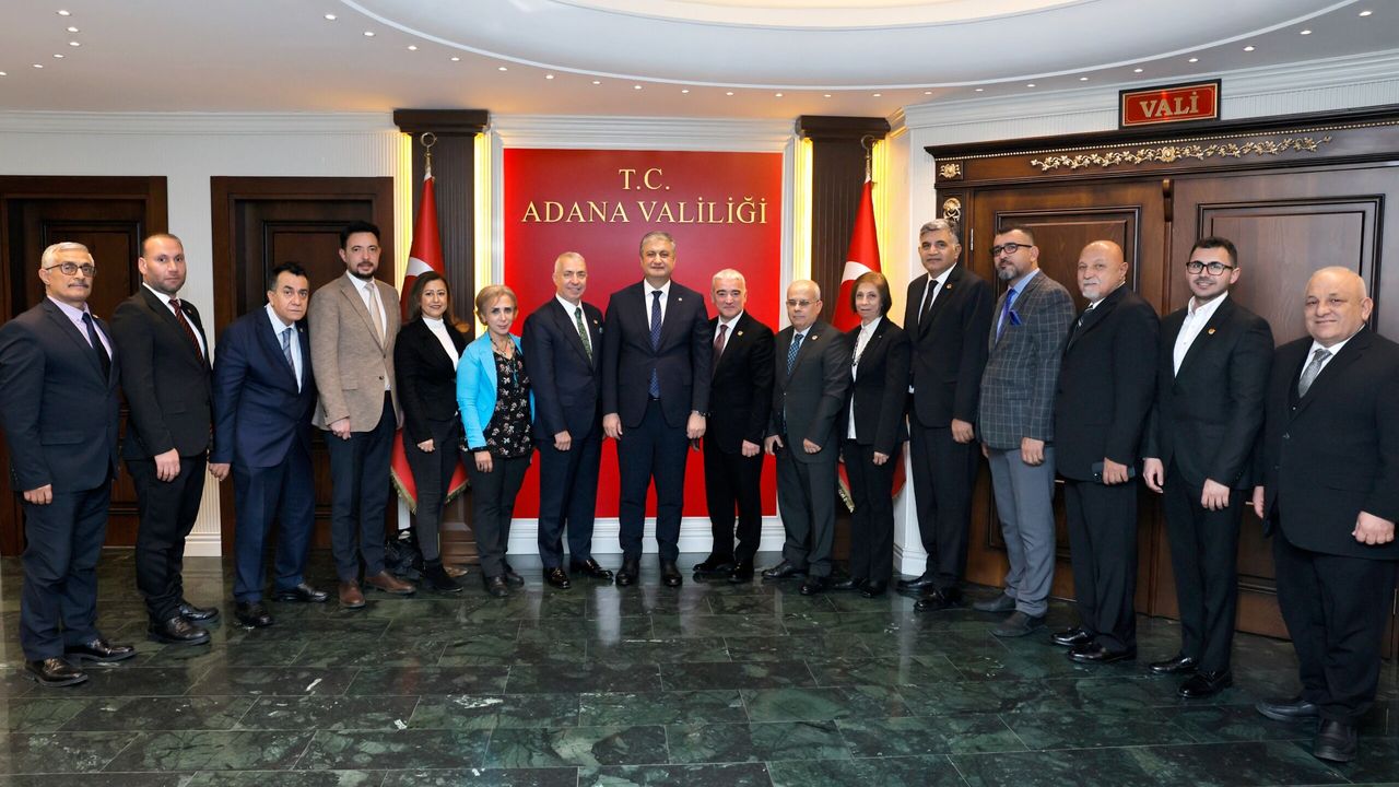 ÇGC’den Vali Yavuz’a Ziyaret: Adana’nın Tanıtımı Gündemde