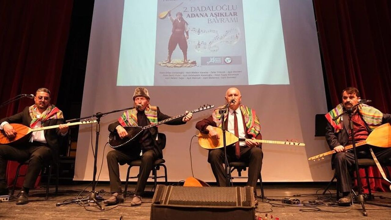 Adana’da Âşıklık Geleneği Yaşatıldı: 2. Dadaloğlu Âşıklar Bayramı’na Yoğun İlgi