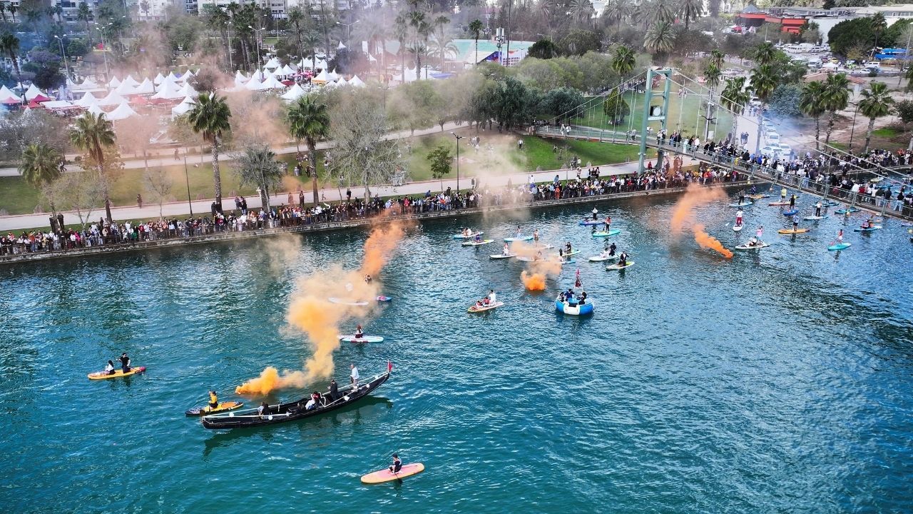 Portakal Çiçeği Karnavalı’nda su korteji damga vurdu