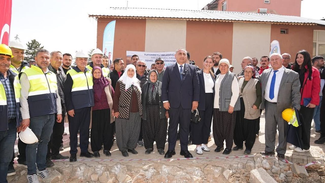 Tufanbeyli’de Halk Ekmek Fırını’nın Temeli Atıldı