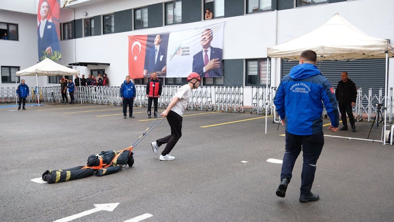 Adana İtfaiyesi için zorlu sınav maratonu