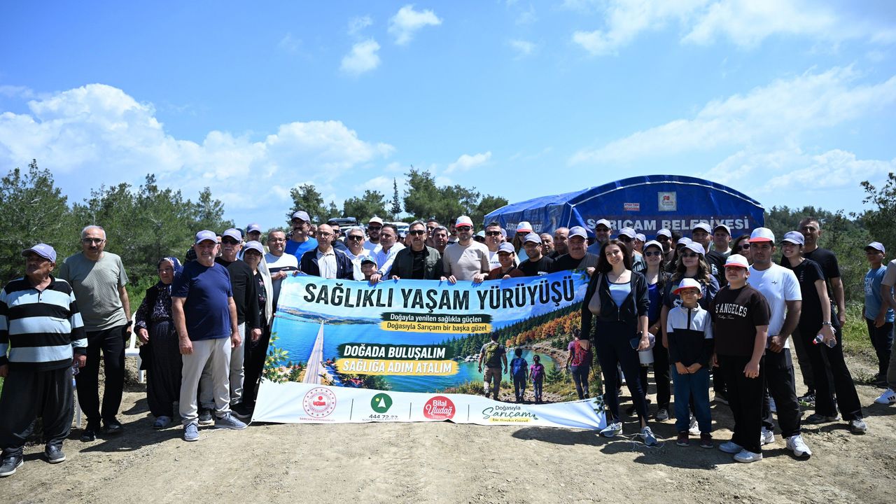 Sarıçam’da Sağlık İçin Doğada Buluştular
