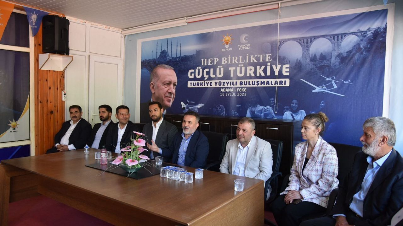 Tamer Dağlı Feke’de teşkilat üyeleriyle bayramlaştı