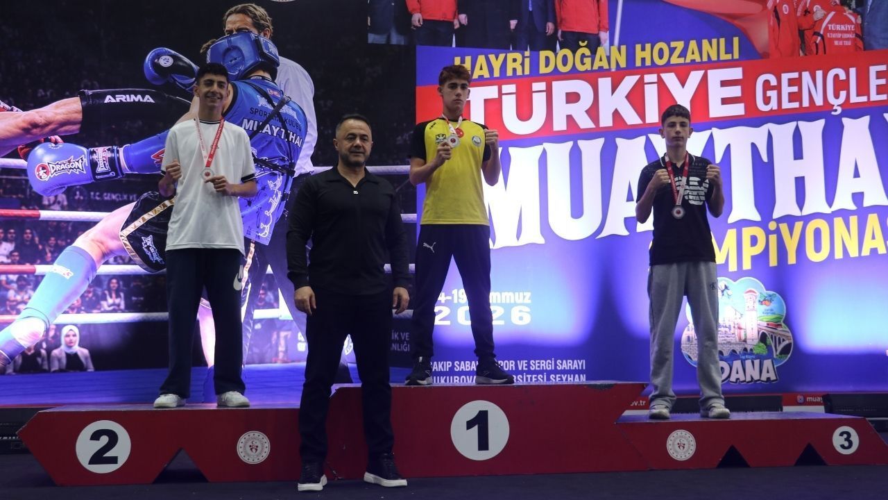 65 ilden 622 sporcu Adana'da buluştu! Muaythai şampiyonları belli oldu