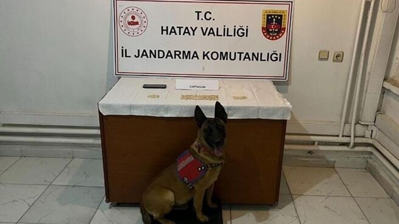 Hatay’da bin 51 adet captagon hap ele geçirildi
