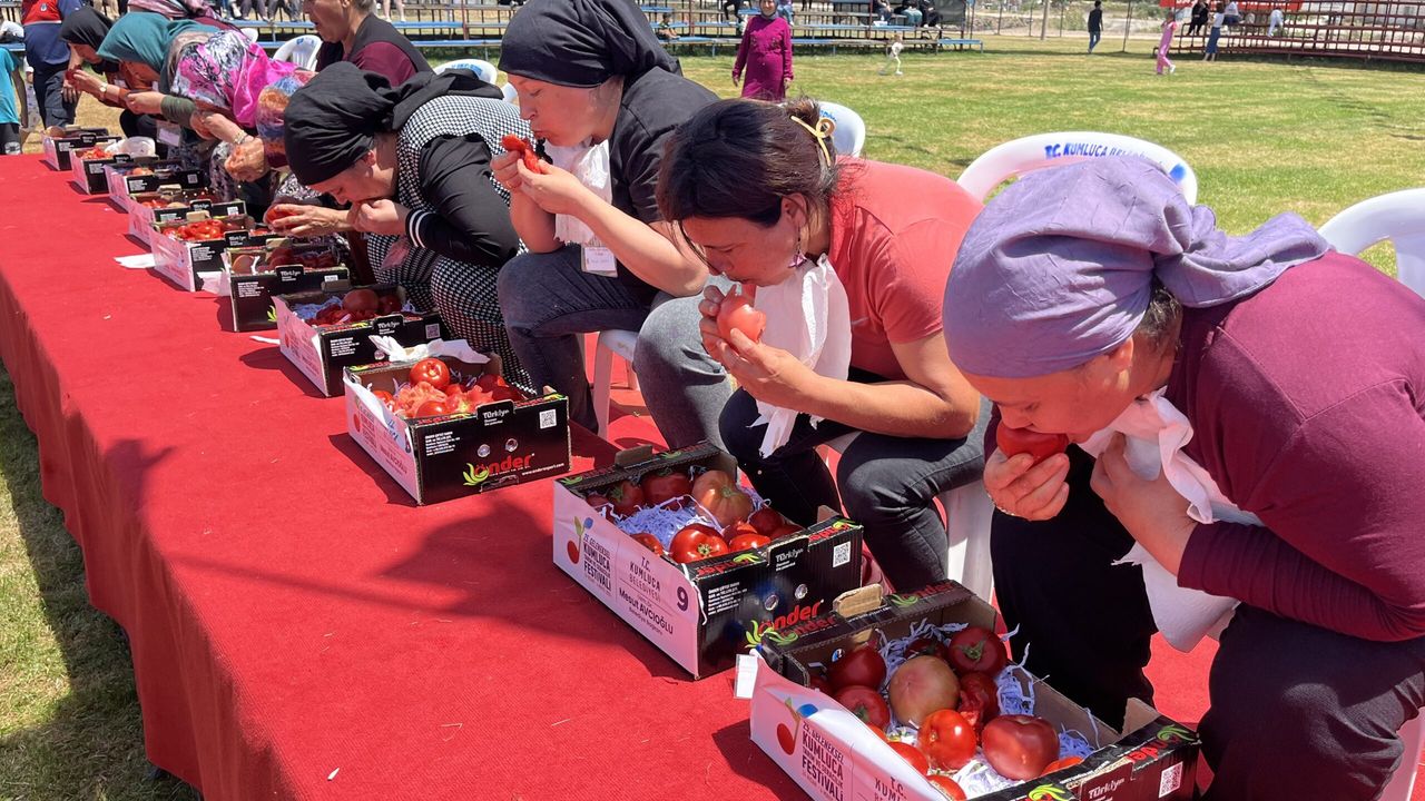 Antalya'daki Tarım ve Seracılık Festivali'nde kadınlar yarıştı