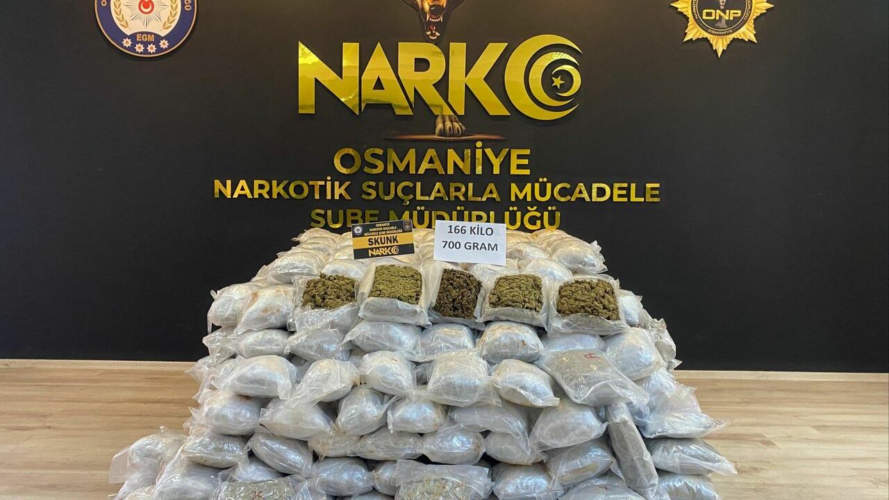 166 kilo 700 gram sentetik uyuşturucu ele geçirildi