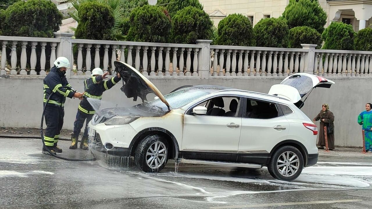 Seyir halindeki cipte çıkan yangın söndürüldü