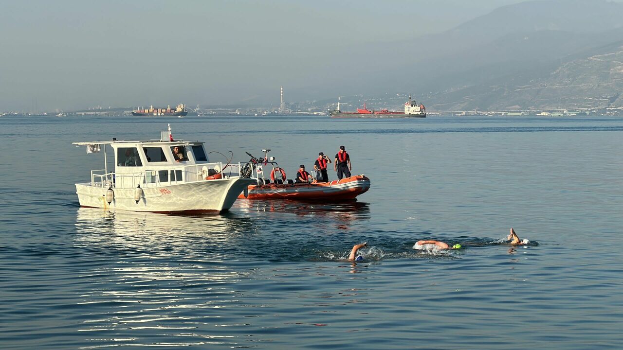 4. İskenderun Körfezi Açık Deniz Yüzme Maratonu sona erdi