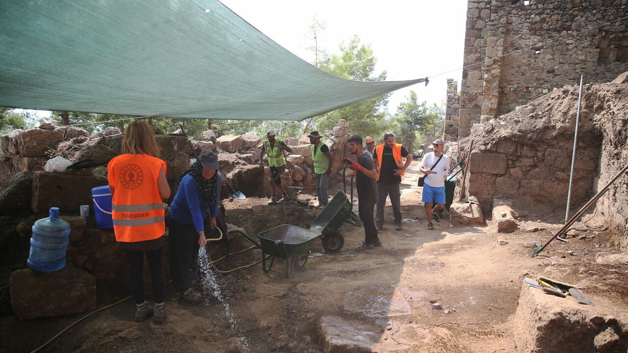 Syedra Antik Kenti "Gece Müzeciliği" için hazırlanıyor