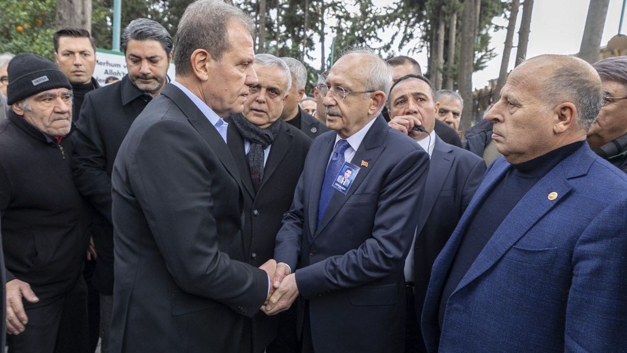 Eski CHP Genel Başkanı Kılıçdaroğlu, Mersin'de cenaze törenine katıldı