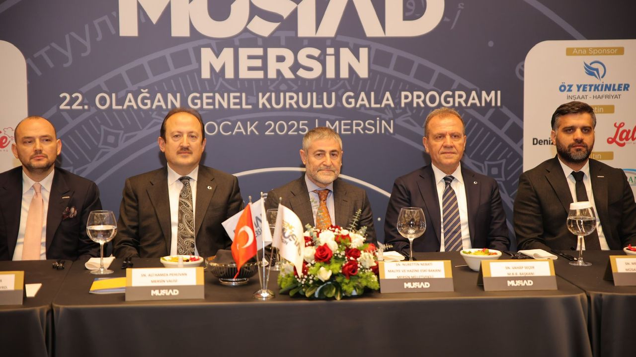 MÜSİAD Mersin Şube Başkanı yeniden Mehmet Sait Kayan oldu