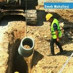 Ceyhan Emek Mahallesi'nde eski kanalizasyon hattı yenileniyor