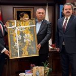 Güngör Geçer, infaz kurumu müdürlerini belediyede ağırladı