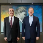 Başkan Karataş'tan TBB Başkanı Vahap Seçer'e ziyaret: "Karataş için omuz omuza"