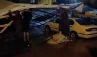 Adana’da sağanak hayatı felç etti: Kurban pazarı sular altında kaldı