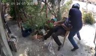 80 yaşındaki adama kasklı dehşet! Boynunu kırmaya çalışıp tekmeledi