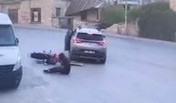 Aynı kavşakta bir günde ikinci kaza: Motosiklet sürücüsü yaralandı