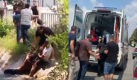 Çığlıkları duyan vatandaşlar koştu: Kanala düşen çocuk kurtarıldı