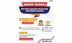 Adana'da çocukların sesi bu kez afetlere karşı yükselecek