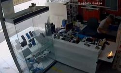 Adana’da telefon servisinde korku dolu anlar