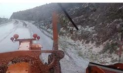 Alacabel'de yağan dolu karı aratmadı