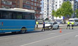 Kahramanmaraş’ta otomobil otobüse çarptı, 9 kişi yaralandı