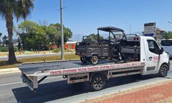 Manavgat'ta motorlu bisiklet kazası: 2 yaralı