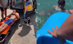 Serinlemek için denize girdi, az kalsın boğuluyordu