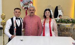 Başkan Avan, genç çiftin mutluluğuna ortak oldu