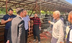 Başkan Özen, bayram öncesi üreticilerle buluştu