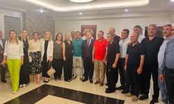 Çukurova muhtarlarından Kaymakam Hüseyin Tekin’e veda yemeği