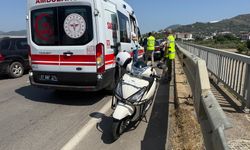 Gazipaşa’da motosikletle otomobil çarpıştı: 1 yaralı