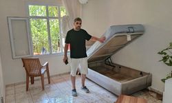 Mahalleyi su bastı:  Eşyalar kullanılamaz hale geldi