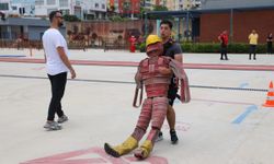 Mersin’de itfaiyeci adayları parkurda ter dökecek