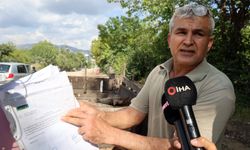 Tapulu yolda asfalt krizi: Vatandaş 4 metre yolu kapattı