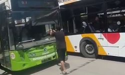 Ters yöne giren sürücü kadın şoföre hakaretler yağdırdı