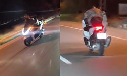 Trafikte tehlikeli şov: Motosiklet sürücüsüne 40 bin lira ceza