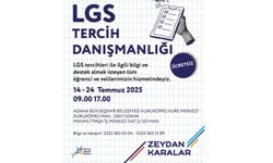 Adana Büyükşehir Belediyesi’nden LGS tercih döneminde öğrencilere destek