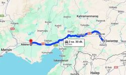 Adana-Gaziantep arası kaç km, kaç saat sürer?