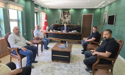 Başkan Özdemir’den Kaymakam Kurdu’ya ‘hayırlı olsun’ ziyareti