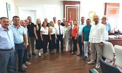 Çukurova Muhtarlar Derneği’nden Kaymakam Hakan Alkan’a hayırlı olsun ziyareti