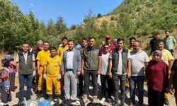 Saimbeyli’de yeşil vatan seferberliği: 350 kilo çöp toplandı