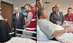 Vali Köşger’den Filistinli Hastalara Moral Ziyareti