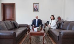 Vekil Karamık’tan Bakan Yardımcısı Sağlam’a makamında ziyaret