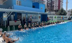 Yeşilyurt Yüzme Havuzu'nda yaz kurslarına yoğun ilgi