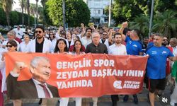 ABB Gençlik ve Spor’dan Tutuklu Başkanlara Destek Yürüyüşü