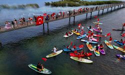 Adana'da 50 Kano Sporcusu Zafer Bayramı İçin Kürek Çekti